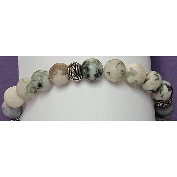 Shades of Green Bracelet with Paw Charm - Picture 14 of 14